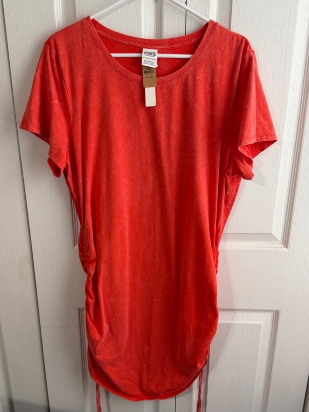 In Search Of Orange Victoria Secret Ruched Dress in Xl or L